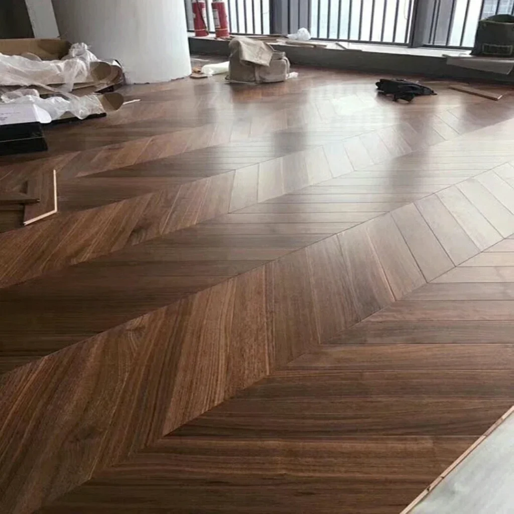 Chevron wood Flooring
