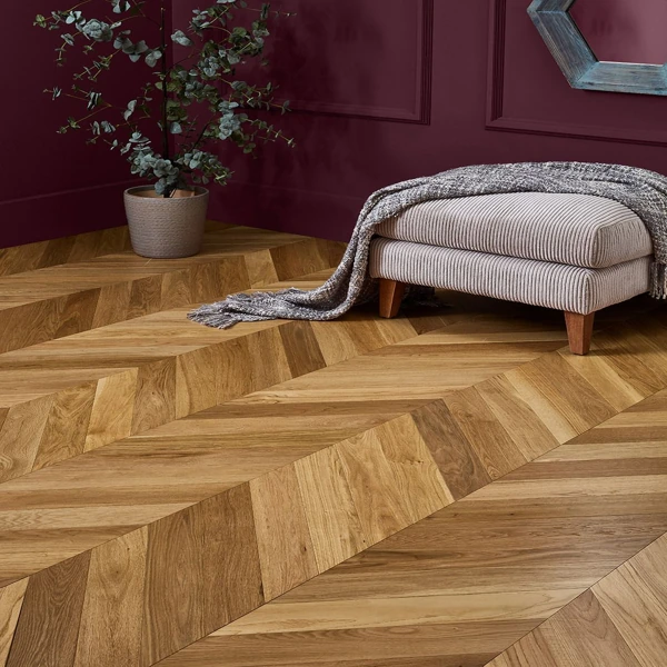 Engineered Wood Chevron Flooring
