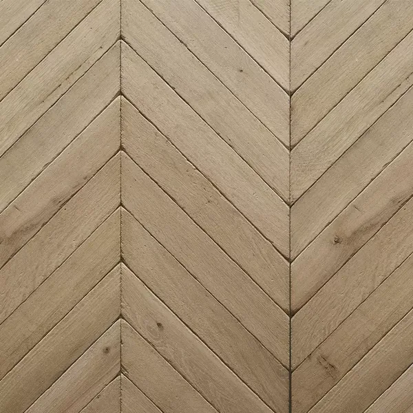 Light oak chevron parquet wood flooring.