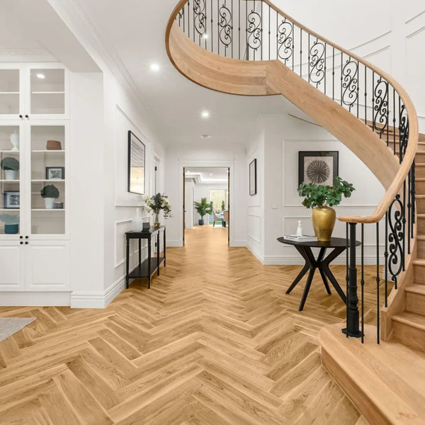 Pre-Finished Chevron Flooring